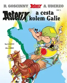 Komiksy Asterix 5: Asterix a cesta kolem Galie, 5. vydání - René Goscinny,Albert Uderzo,Edda Němcová
