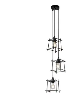 Svietidlá Lucide 46405/03/30 - Luster na lanku EDGAR 3xE27/40W/230V 46405/03/30