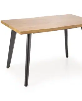 Jedálenské stoly Stôl Dickson 2 88x150 mdf/oceľ – prirodzené/čierna