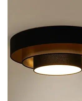 Svietidlá  - LED Stropné svietidlo LUNETA LED/26W/230V pr. 60 cm 4000K čierna/zlatá 606295