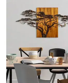 Obrazy  Nástenná dekorácia 144x70 cm strom drevo/kov 899SKL2671