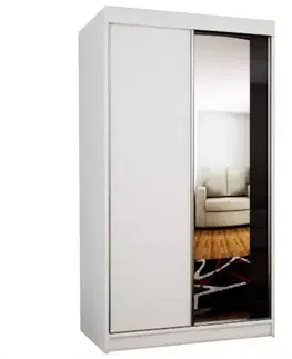 Šatníkové skrine Skriňa Top 31 100 Biely