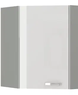 Kuchynské skrinky visiace Skrinka do kuchyne BIANKA 60X60 GN-72 2F (45°)