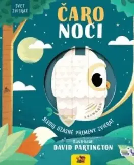 Leporelá, krabičky, puzzle knihy Čaro noci - svet zvierat - Kolektív autorov