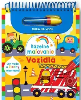 Leporelá, krabičky, puzzle knihy Kúzelné maľovanie: Vozidlá