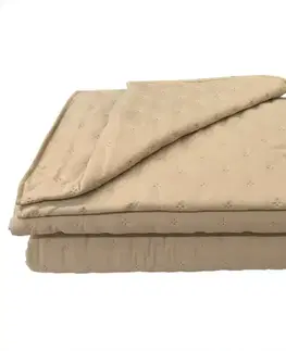 Prehozy na posteľ Prikrývka na posteľ Alma 220x250 ecru Merkury Home