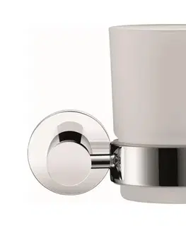 Svietidlá Duravit 99201000 - Nástenný držiak na zubné kefky D-CODE pravý lesklý chróm 0099201000