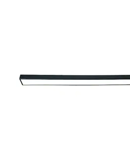 Svietidlá  LED Stropné svietidlo LED/32W/230V 4000K 120x7 cm čierna LCL7021