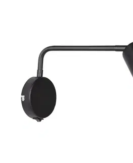 Svietidlá  Nástenná lampička TINA 1xGU10/15W/230V čierna 21-76830