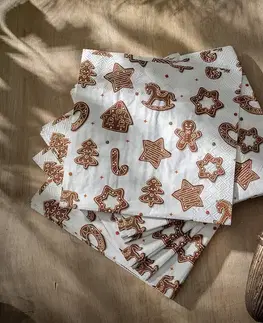 Stojany a držiaky na servítky Vianočné obrúsky Cookie II 20 szt.