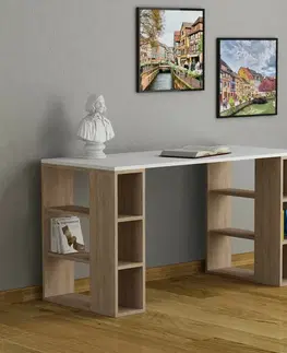 Konferenčné stolíky Pracovný stôl Colmar White and Oak