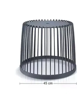 Úložné boxy NABBI ICLU50 plastový univerzálny kôš 50 l antracit