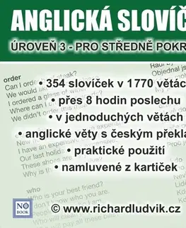 Jazykové učebnice - ostatné Ludvík Richard Anglická slovíčka - úroveň 3 pro středně pokročilé