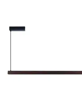 Svietidlá  NEO 07301L-LED Stmievateľný luster na lane MADEIRA 33W/230V Wi-Fi Tuya 152 cm orech 07301L