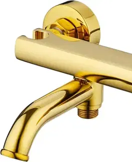 Kúpeľňové batérie MEXEN - Diamond vaňová batéria, zlato 71530-50