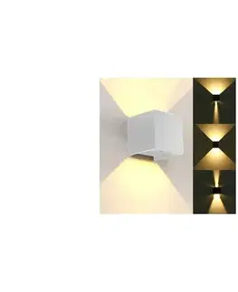 Svietidlá  LED Vonkajšie nástenné svietidlo KREON 2xLED/3W/230V IP54 4000K biela SKU013634