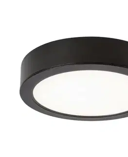 Svietidlá Rabalux 71210 - LED Stropné svietidlo SHAUN LED/7W/230V pr. 12 cm čierna 71210