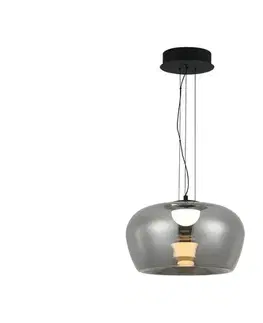 Svietidlá Viokef Lighting LED luster na lanku NADIA LED/20W/230V dymová/čierna 4339000
