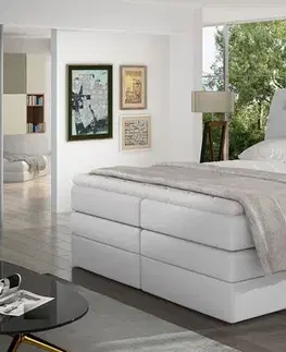 Manželské postele MEMENTO 18 boxpringová posteľ 180 x 200 cm, Soft 17