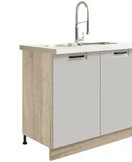 Kuchynské skrinky stojace Skrinka do kuchyne Favorit 13d Sonoma/Latte