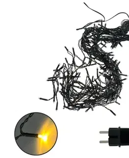 LED osvetlenie  LED vonkajšia svetelná reťaz 200xLED/230V 7,6 m IP44 čierna 034 0001083