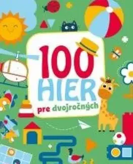 Nalepovačky, vystrihovačky, skladačky 100 hier pre dvojročných