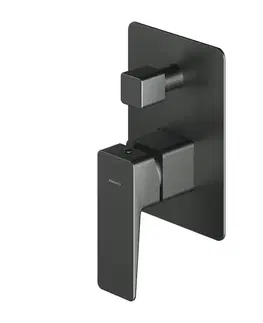 Kúpeľňové batérie OMNIRES - PARMA sprchová batéria podomietková grafit /GR/ PM7435GR