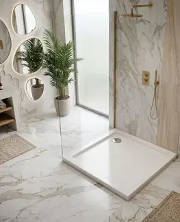 Vane REA - Sprchová akrylová vanička Belmond White 80x80 REA-K4370