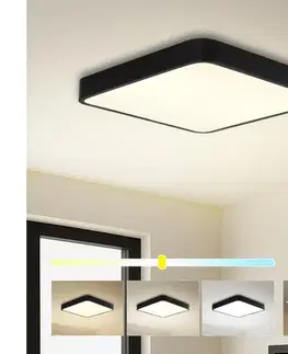 Svietidlá Brilagi - LED stropné svietidlo POOL SQUARE LED/48W/230V 50x50 cm čierne BRI054