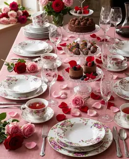 Súpravy riadu Banquet Beauty 18-dielna jedálenská súprava