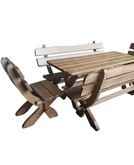 Záhradné zostavy Záhradný komplet B115 dub