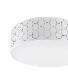 Svietidlá  Stropné svietidlo ULLE 2xE27/15W/230V pr. 45 cm biela LM-2.325/BIAŁY/ZŁOTY