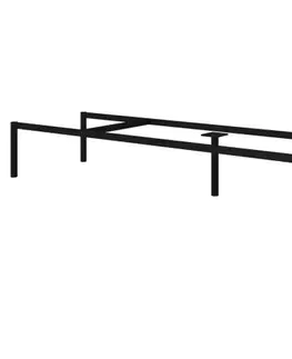 TV stolíky CAMA MEBLE Abeto / Pafos / Slide kovový rám 194 cm čierna