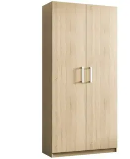 Šatníkové skrine Skriňa Hesel sonoma