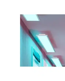 Svietidlá Eglo 901517-LED RGBW prisadený stropný panel MORADILLO-Z LED/28W/230V 120x15 cm biela 901517