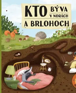 Leporelá, krabičky, puzzle knihy Kto býva v norách a brlohoch - Markéta Špačková