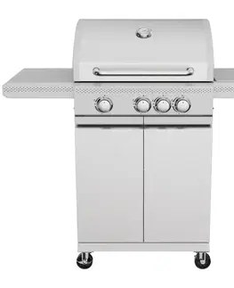 Plynové grily Mercado Plynový gril Vibes Silver 3+1 11,5 kW