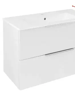 Umývadlá SAPHO - CIRASA umývadlová skrinka 78x54x39cm, biela lesk CR792-3030