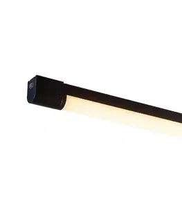 Svietidlá Nordlux - LED kúpeľňové osvetlenie zrkadla so zásuvkou LED/15W/230V IP44 68,4 cm čierne 2310221003