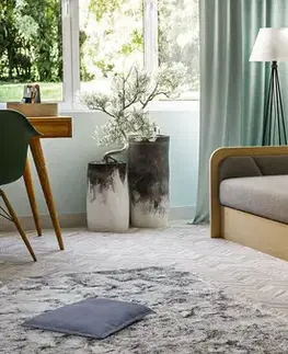 Postele ArtElta Jednolôžková posteľ PARYS hnedá | 80 x 190 cm Farba: Alova 66, Prevedenie: ľavé