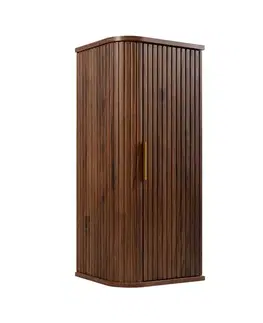 Skrinky do kúpeľne Elvisia Závesná skrinka do kúpeľne ELEGANCE Walnut 79 cm
