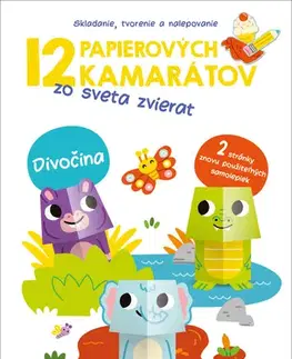 Pre deti a mládež - ostatné 12 papierových kamarátov zo sveta zvierat: Divočina
