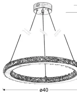 Osvetlenie Závesné svietidlo LORDS LED Candellux
