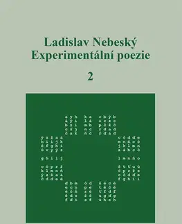 Česká poézia Experimentální poezie 2: Neviditelnost a prázdno (1992–2010) - Ladislav Nebeský