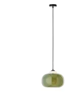 Svietidlá Brilliant - Luster na lanku BLOP 1xE27/60W/230V zelená 99860/04