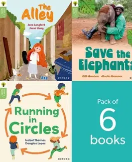 Príprava do školy, pracovné zošity Oxford Reading Tree Green Sparks: Level 6 LEVEL 6 PACK of 6 - Ikechiuku,Cully Hamner