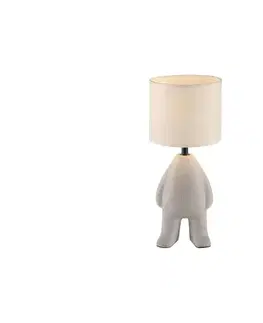 Lampy JUST LIGHT. 14191-39 - Stolová lampa TED 1xE27/25W/230V béžová 14191-39