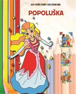 Nalepovačky, vystrihovačky, skladačky Popoluška