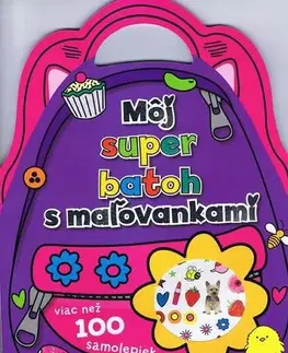 Nalepovačky, vystrihovačky, skladačky Môj super batoh s maľovankami
