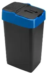Koše odpadkové HEIDRUN - Kôš odpadkový 35 l na recykláciu s výklopným vekom, rôzne farby